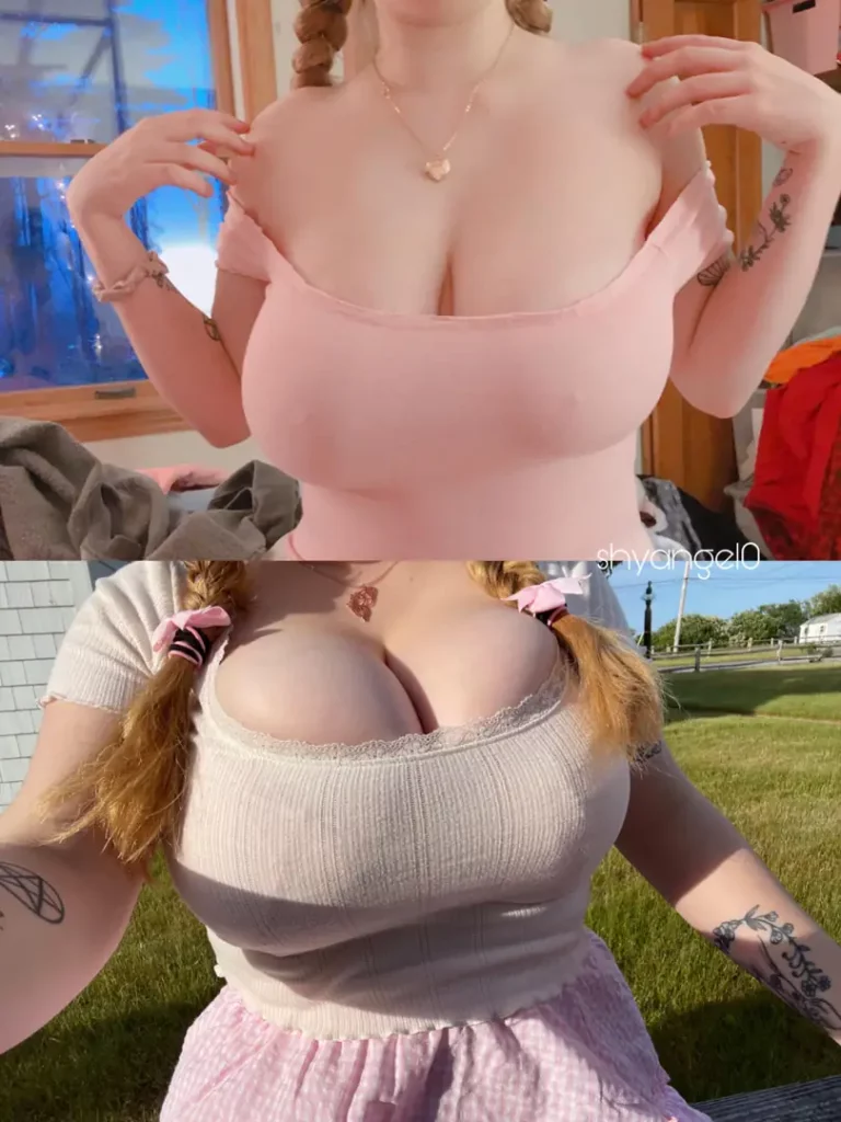 My Robe Is Now a Boob Window Crop Top – These Goods Are Popping Out!