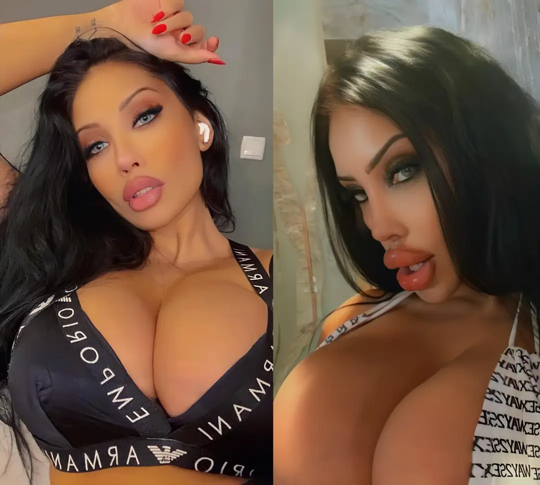 Absolute bimbo perfection with the hottest lips to leave you soaking wet