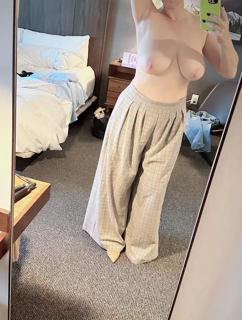 Breathtaking Rack and Hard Nipples Making This Business Attire Worship Worthy