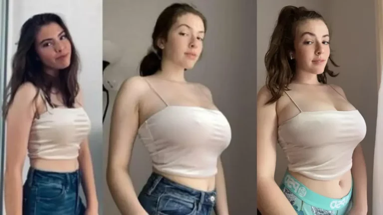 Can you notice *all* this naughty growth? My bold boobs are getting wider!