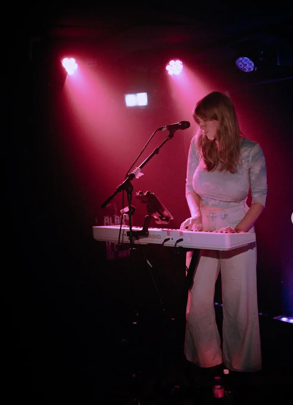 Making a rhythm to my tune: the hottest braless Asian keyboard talent