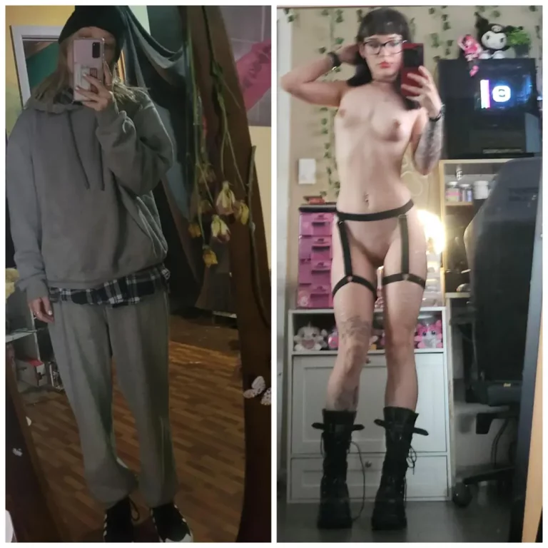 My Insatiable Desire For Cock Turned Me Into A Naughty Fucktoy – Help This Skinny Gothslut Decide Her Next Blonde & BBL Upgrade!