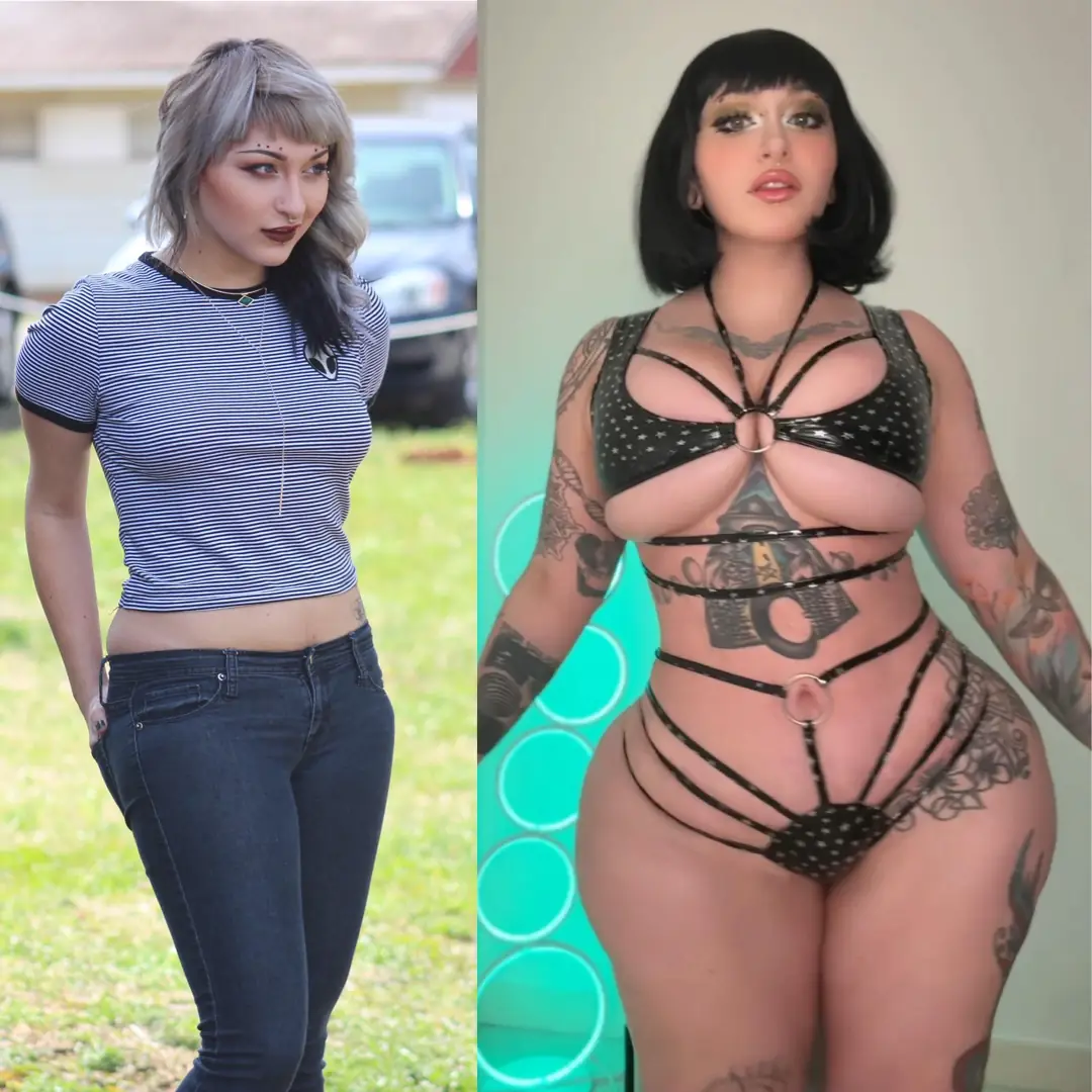 My glorious transformation into a big titty goddess you’ll crave to suck and fuck