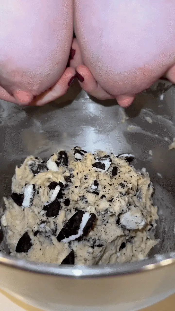 Serving up plump juicy cleavage and huge soft boobs for a taste of something extra creamy