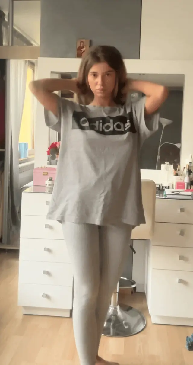 Sexy petite perfection with magnificent tan lines and the most delicious tits