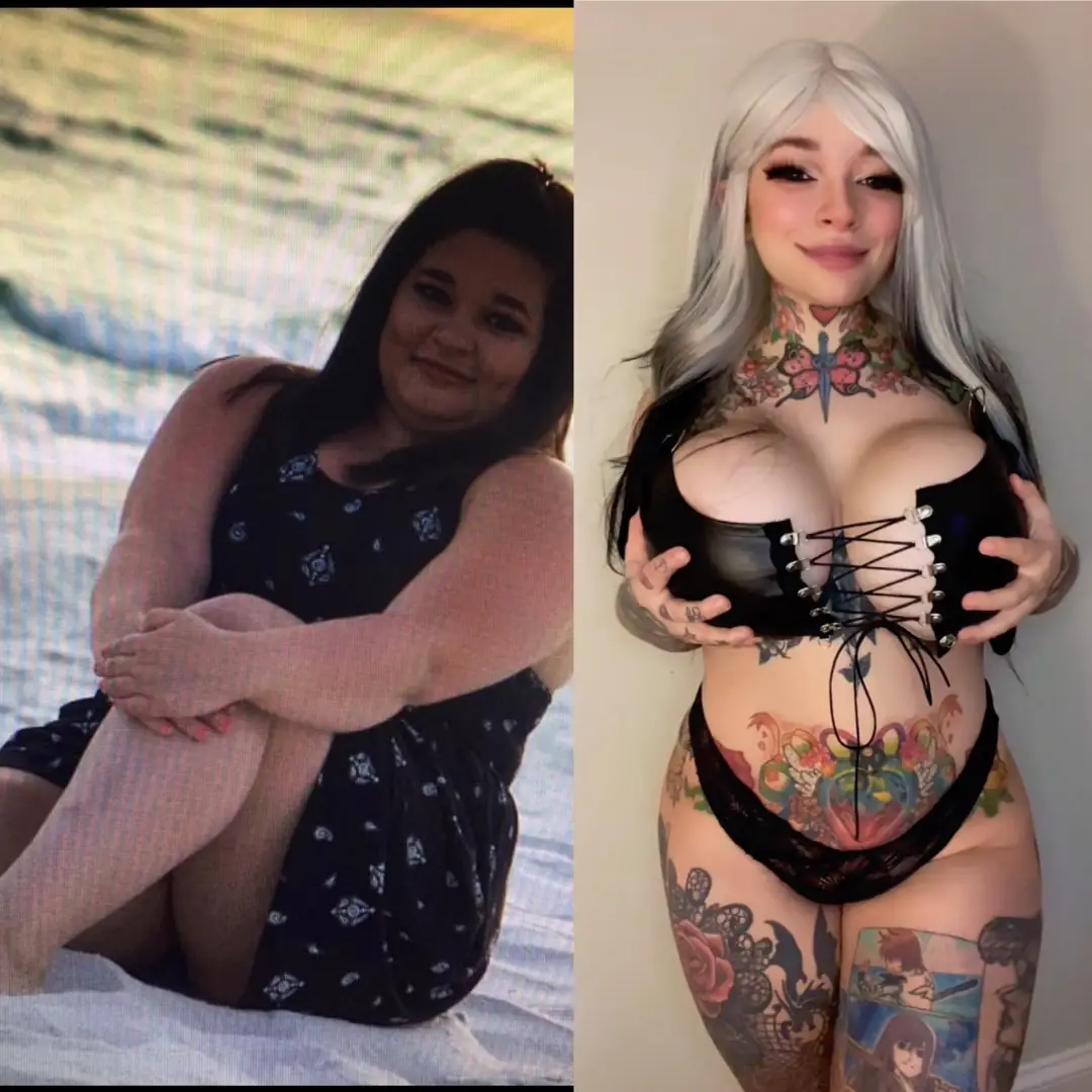The Ultimate Big Tiddy Goth Bimbo Transformation: From Boring Fatty to Massive Perfection