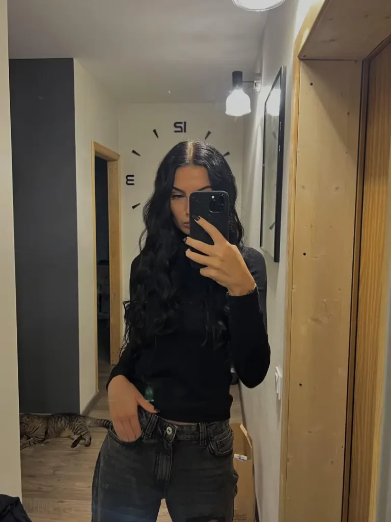 Busty brunette