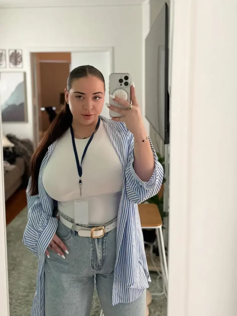 Busty Co-Worker Outfit of the Day