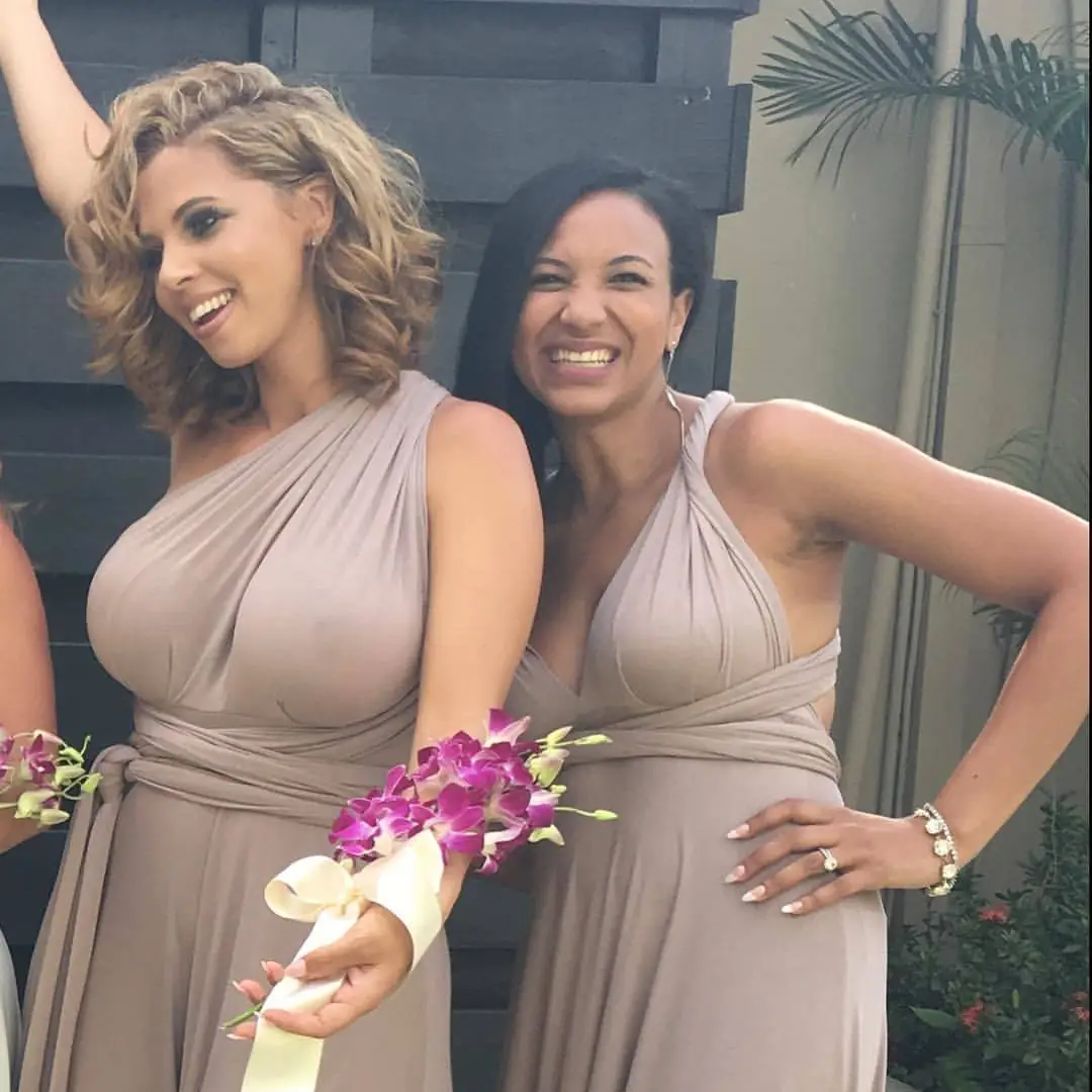 Busty Wedding Guest Steals the Show! Groom’s Eyes Say It All…