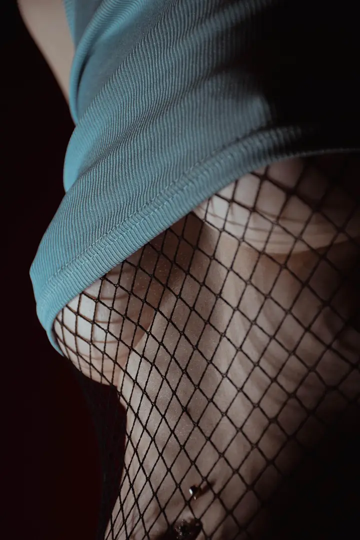 Crop Top, Fishnet & My Breasts: Pure Sensual Art