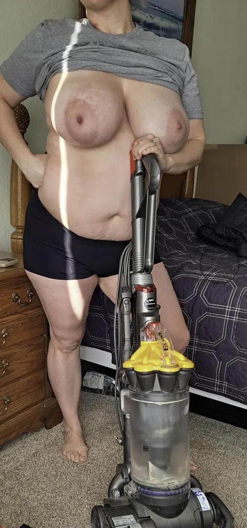 Good Lord, My Dyson and Big Tits Are Making Sunday Chores Filthy Sexy!
