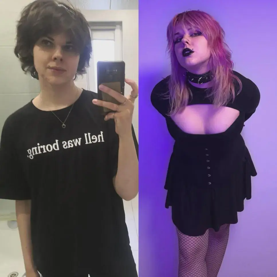 Goth Attire Transformation: From 2022 to Now… Am I Cute Enough For You?