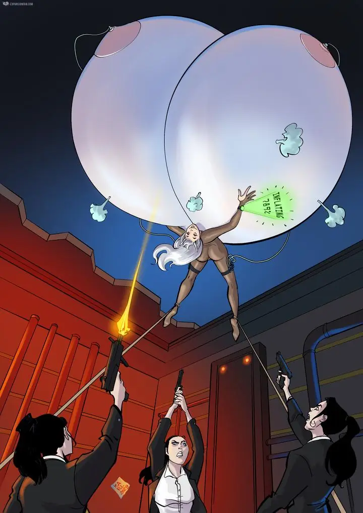 Holy Fuck, My Tits Just Blew Up So Big They’re Floating Me Higher!