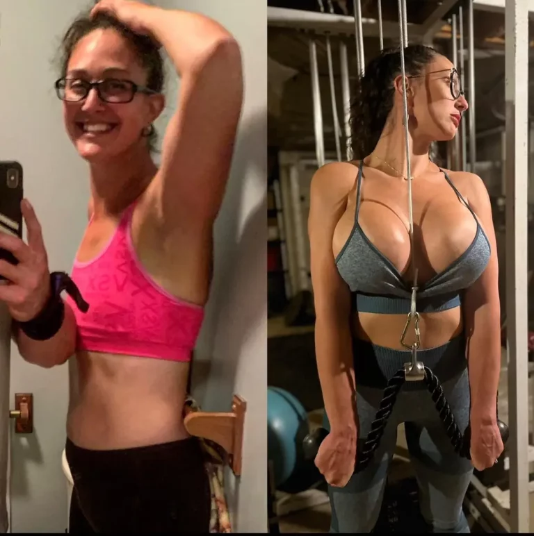 Holy Shit, My 34A to 34H Workout Transformation Is So Fucking Hot!