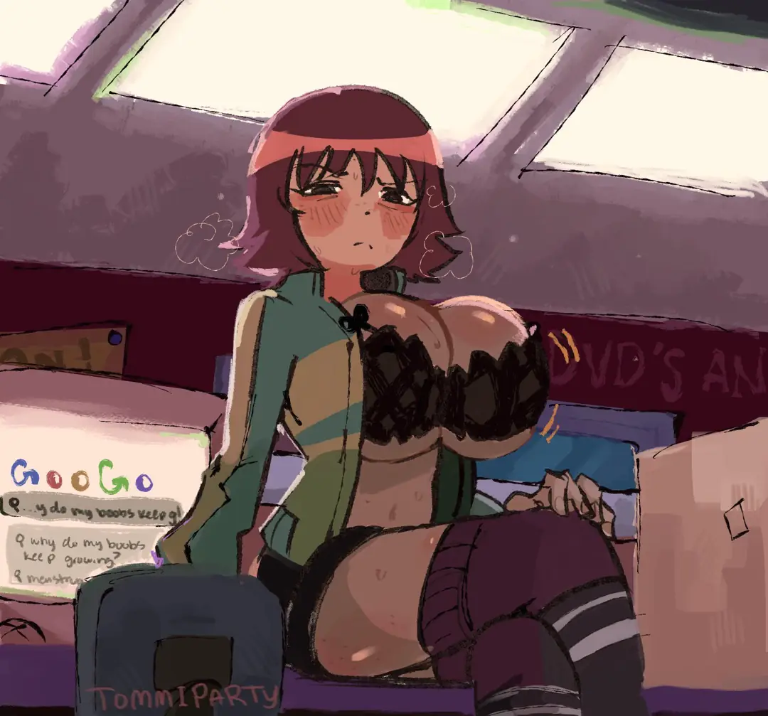 Kim Pine’s Busty Battle: Her Bra’s Final Struggle Against Exploding Boobs!