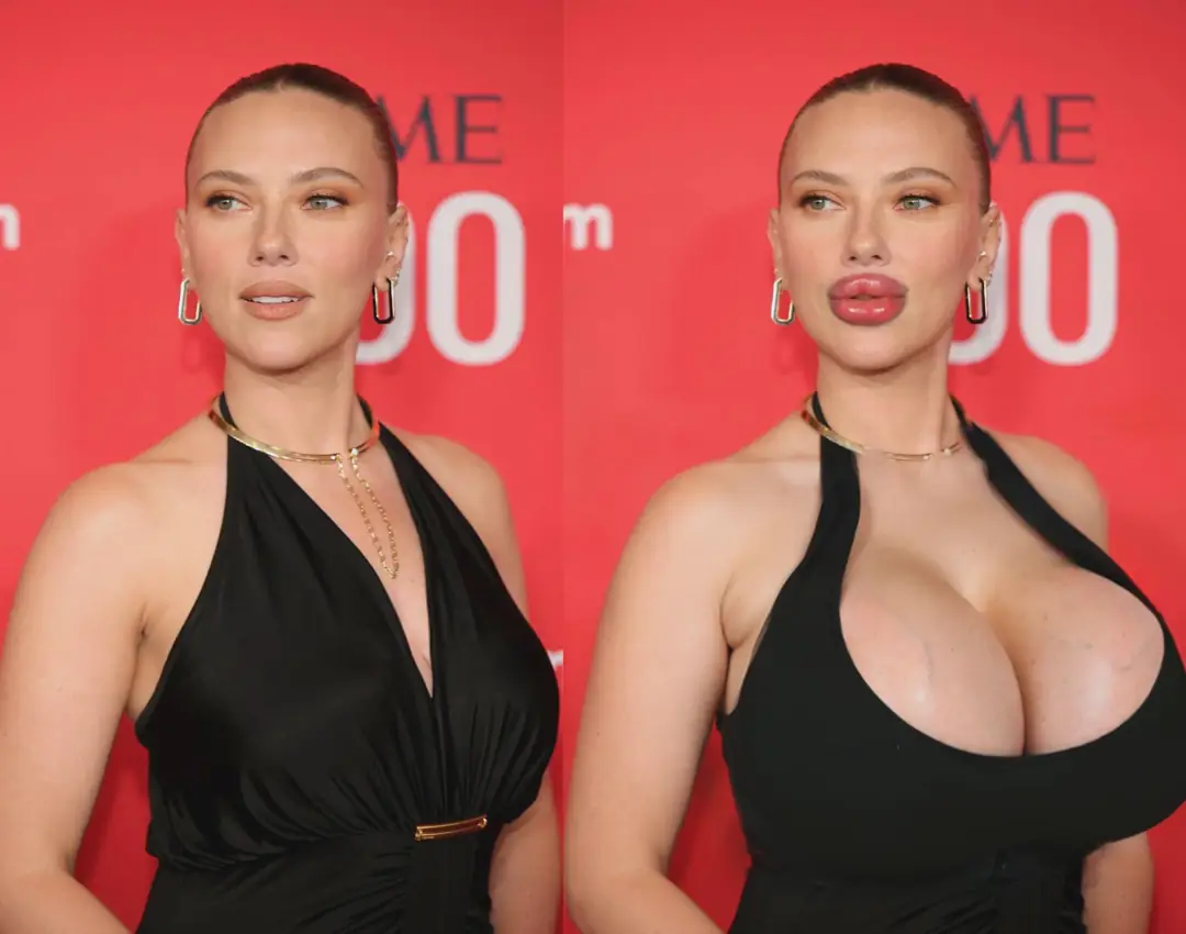 My Luscious Lips & Bigger Tits: Left or Right, Which Me Do You Crave?