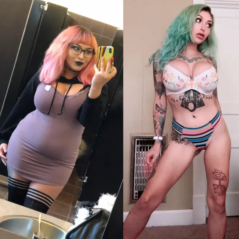 My Naughty Transformation: From Chubby Nerd to Skinny Thigh-Gap Bimbo Slut