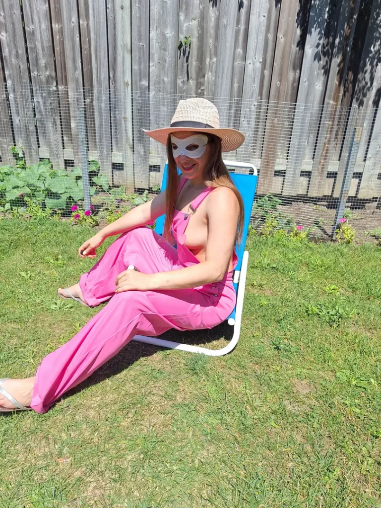 My Outdoor Boobs Are Begging For Your Squeeze… And Your Cock