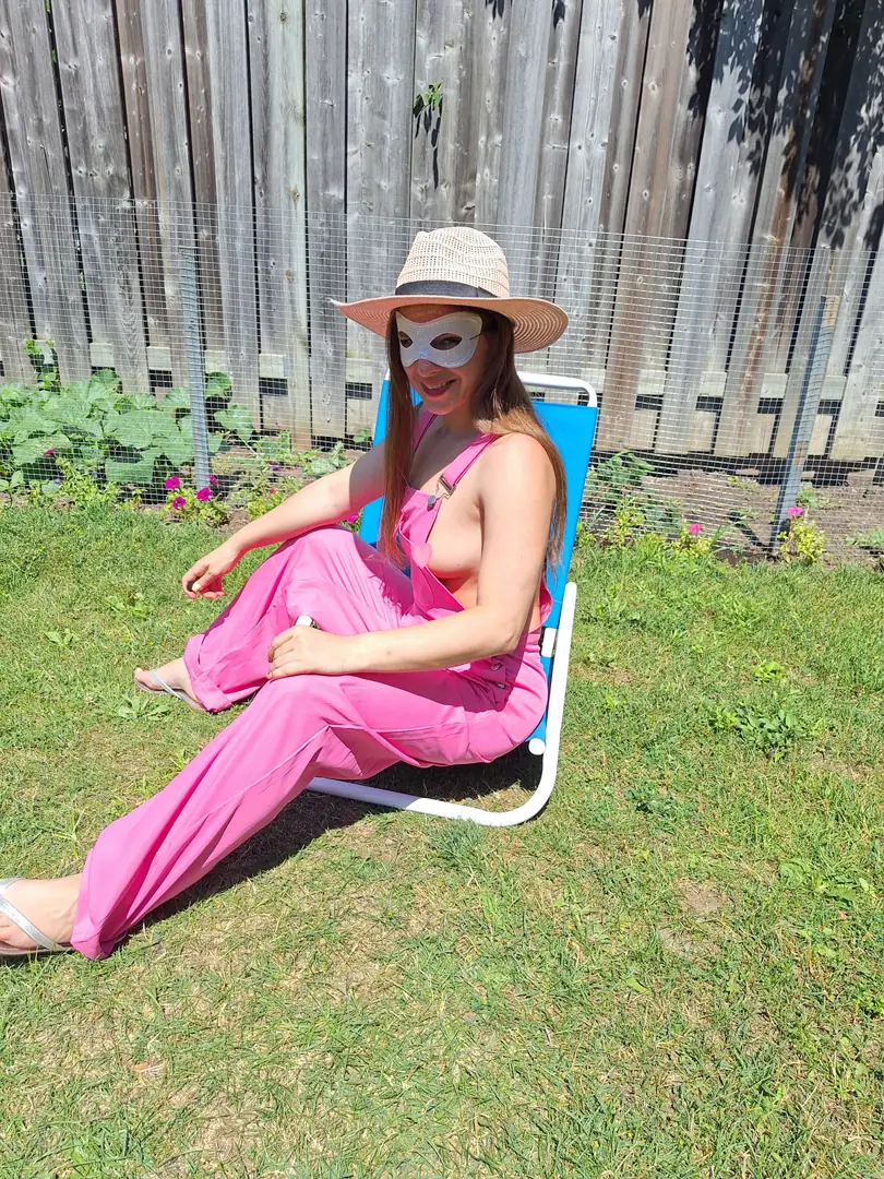 My Outdoor Boobs Are Begging For Your Squeeze… And Your Cock
