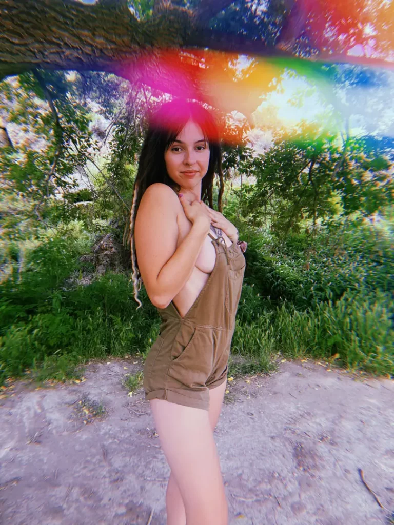My Overalls Look: Pure Skin, No Shirt, Just The Look You Crave.