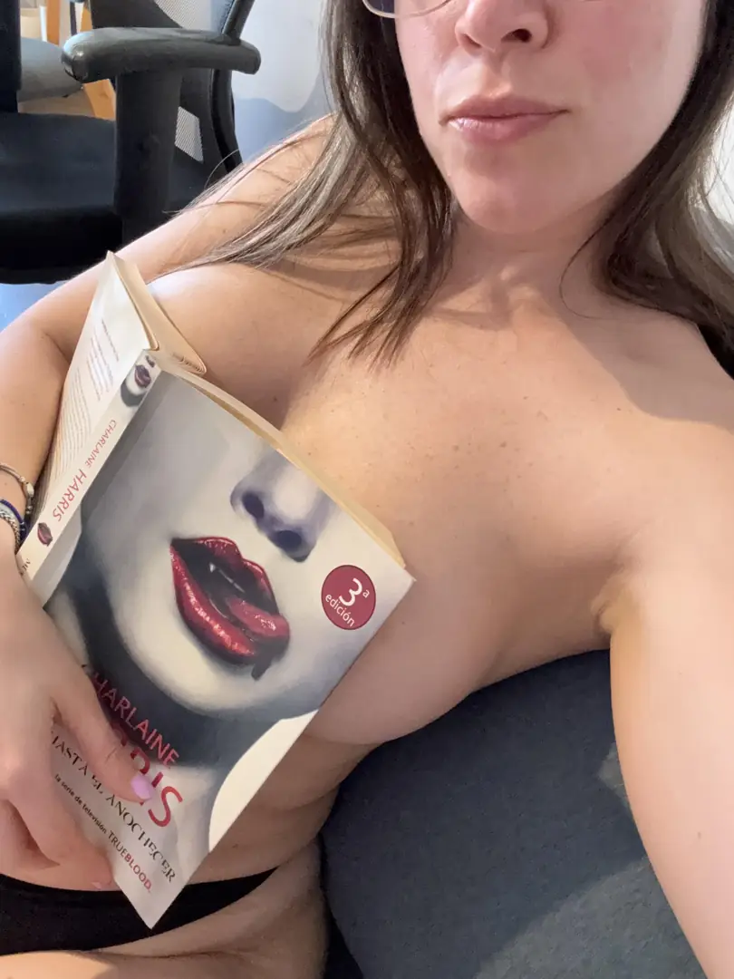 Oh No, My Book Slipped! A Tantalizing Teasy View Of My Amazing Breasts And Lovely Nips