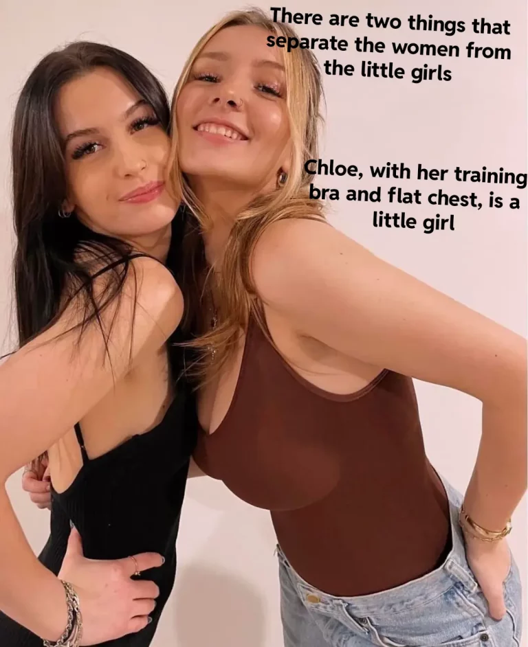 Real women and little girls