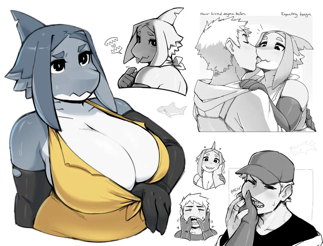 Shork GF’s Delicious First Kiss: My Naughty Flex