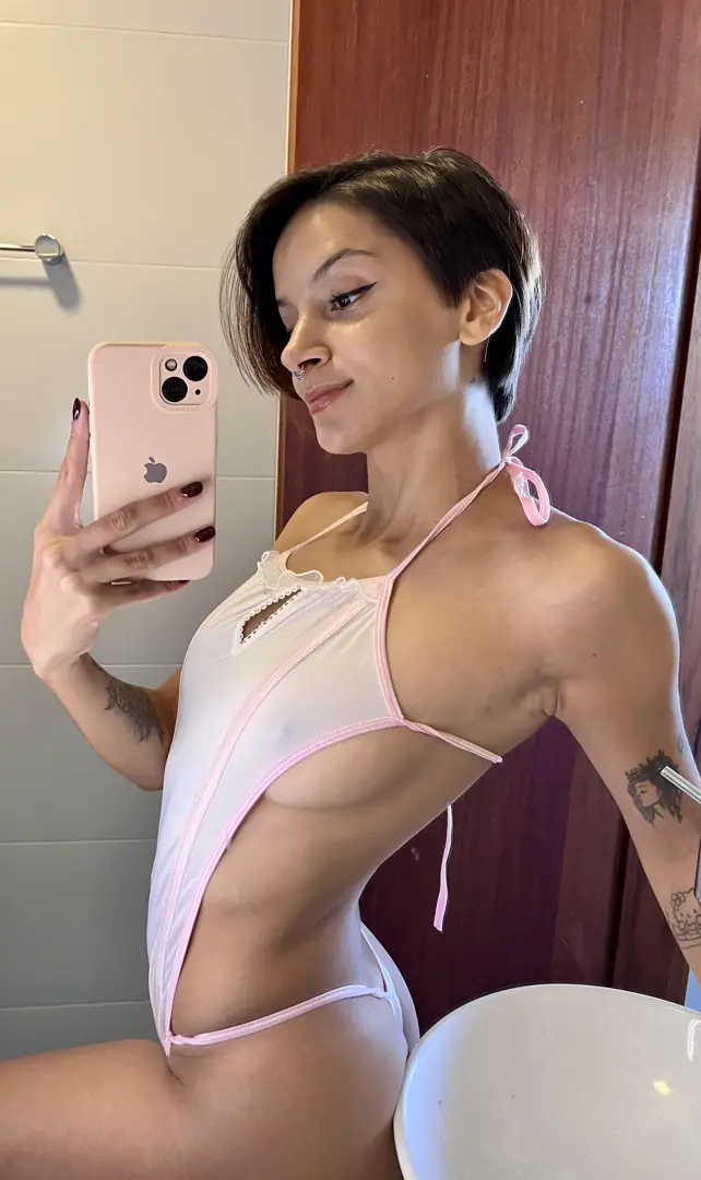 That Gorgeous Side View: The Naughty Moment Just Before I Took It All Off