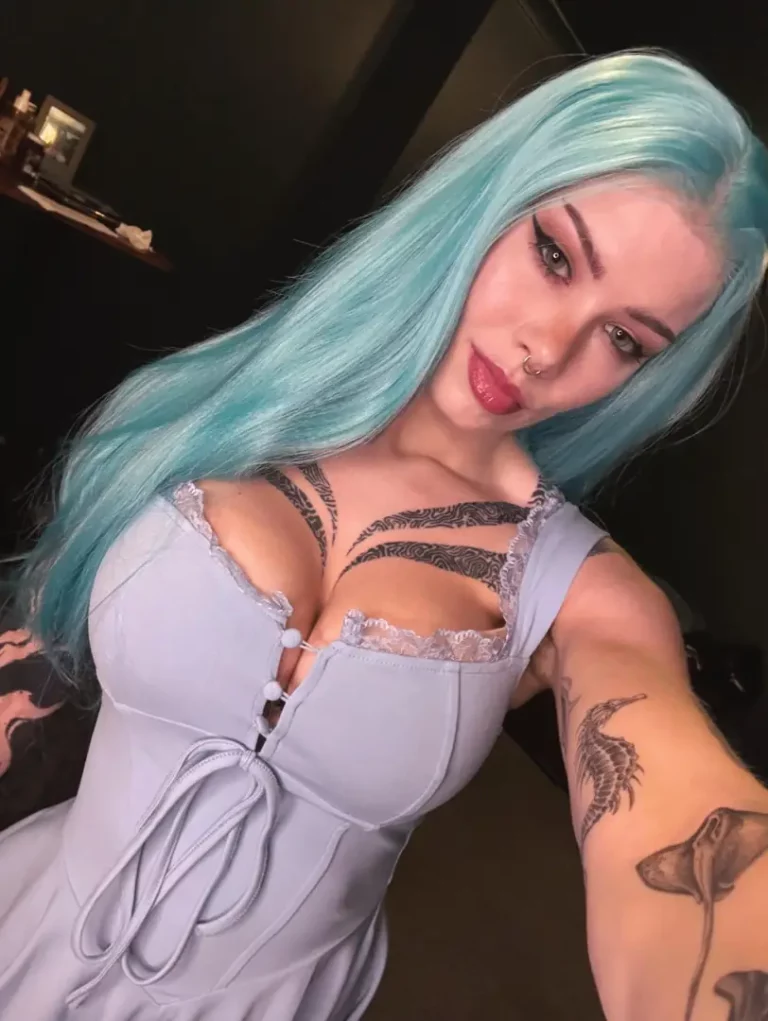 This Soft Blue Makes Me Your Fucking Goddess