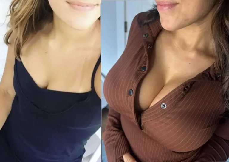 Watch My Swelling Tits Get So Big My Buttons Pop! Can You Feel It?